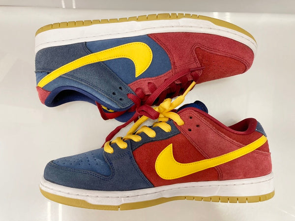 ナイキ NIKE SB DUNK LOW PRO PRM BARCELONA スケートボーディング ダンク ロー プロ プレミアム バルセロナ ネイビー系 レッド系 紺 赤 シューズ DJ0606-400 メンズ靴 スニーカー ネイビー 28cm 101-shoes961