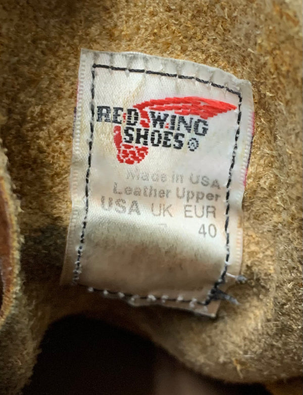 レッドウィング RED WING アイリッシュセッター IRISH SETTER 875 8D メンズ靴 ブーツ ワーク ロゴ ブラウン 201-shoes625