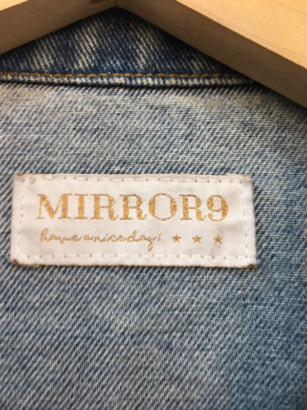 MIRROR9 ミラーナイン　デニムジャケット ジャケット 無地 ブルー フリーサイズ 　