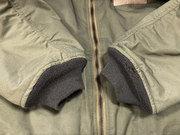 シオタ CIOTA スビンコットン ナイロンツイル MA-1 フライトジャケット 緑 カーキ JACKET ジャケット ブルゾン アウター made in JAPAN サイズ6 BZLM-102M ジャケット 無地 カーキ 101MT-313