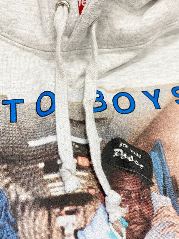 シュプリーム SUPREME Rap-A-Lot Records Geto Boys Hooded Sweatshirt 17SS Ash Grey プルオーバー パーカー ライトグレー系  パーカ プリント グレー Lサイズ 101MT-1540