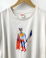 シュプリーム SUPREME 21ss Skeleton Tee スーパーマン Tシャツ スカル ホワイト LLサイズ 201MT-1682
