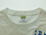IRAK アイラック NY Tall Tee ニューヨーク トール Tシャツ 白 ホワイト プリント 青 ブルー ロゴ トップス 半袖 メンズ サイズXL (TP-890)