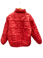 シュプリーム SUPREME Bonded Logo Puffy Jacket ダウン アウター レッド系 赤 19SS  ジャケット ロゴ レッド Sサイズ 101MT-1484