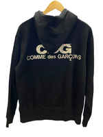 コムデギャルソン COMME des GARCONS CDG シーディージー ホログラムロゴ パーカー スウェットパーカー ブラック系 黒 ジップ  SB-T014 パーカ プリント ブラック Lサイズ 101MT-1388