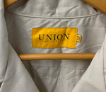 ユニオン UNION キューバシャツ 21S04 半袖シャツ ロゴ ベージュ Lサイズ 201MT-2046