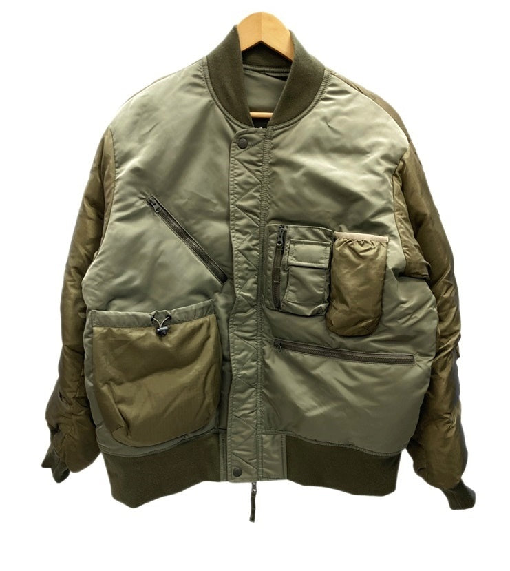 daiwa pier 39 リバーシブル MA-1 カーキ