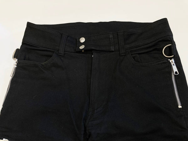 サイバーダイン CYbERdYNE Super Skiny Pants スキニー パンツ 黒 Made in JAPAN ボトムスその他 無地 ブラック Mサイズ 101MB-377