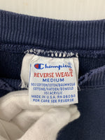 チャンピオン Champion リバースウィーブ REVERSE WEAVE  90s 刺繍タグ 米国製 Made in USA スウェット プリント ネイビー Mサイズ 201MT-812※