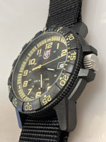 ルミノックス LUMINOX LEATHERBACK SEA TURTLE GIANT レザーバック シー タートル ジャイアント Navy SEALs  黒 箱付き   320 メンズ腕時計ブラック 101watch-6
