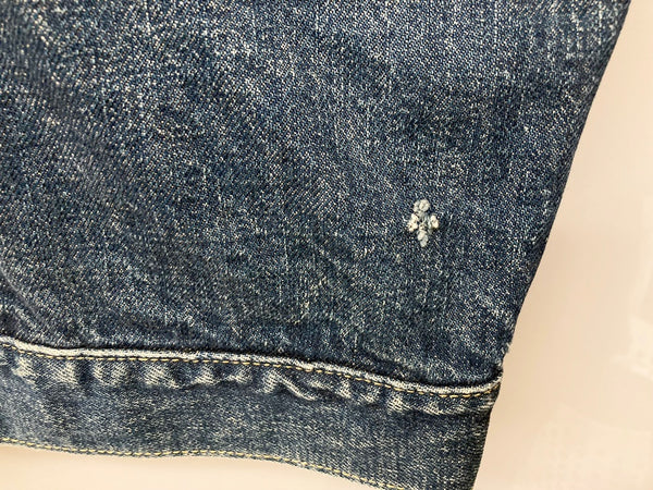 リーバイス Levi's LEVI'S 93年製 赤耳 ビッグE デニム ジャケット DENIM JACKET J02 JT071 11 93 ブルー系 青 ネイビー系 日本製 Made in JAPAN 71507 XX サイズ36 ジャケット 無地 ブルー 101MT-1199