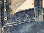 リーバイス Levi's 90S LEVI'S 701XX ビンテージ レプリカ ビックE 赤耳 J22 デニム ジーンズ ボトム DENIM ネイビー系 Made in JAPAN デニム 無地 ネイビー W29L34 101MB-221