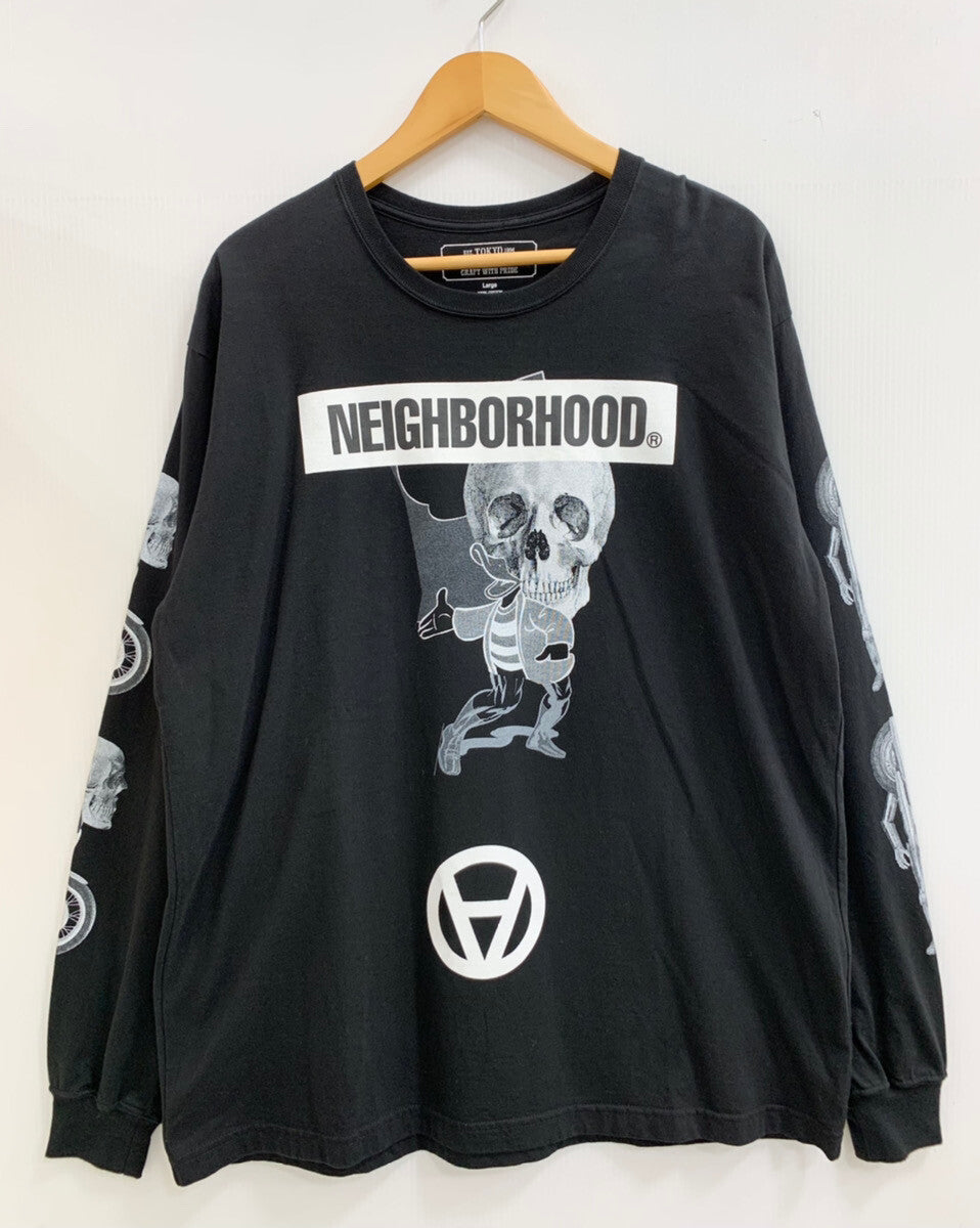 ネイバーフッド NEIGHBORHOOD ロンT ブラック Lサイズ - Tシャツ