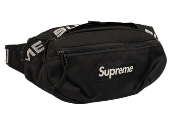 シュプリーム SUPREME Waist Bag Black 18SS 黒 ウエストバッグ バッグ メンズバッグ ボディバッグ・ウエストポーチ ロゴ ブラック 101bag-116