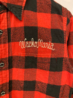 ワコマリア WACKO MARIA バッファローチェック カジュアルシャツ 長袖 トップス  日本製 赤×黒 S 長袖シャツ チェック レッド 101MT-1122