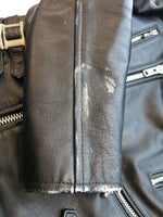 サヴォイクロージング SAVOY CLOTHING ダブル ライダース レザージャケット サイズ40 黒 ジャケット 無地 ブラック 101MT-102