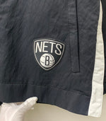 ナイキ NIKE アンブッシュ AMBUSH NBA NETS ダブルジップ フーディー ジャケット ロゴ ブラック Lサイズ 201MT-1381