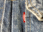 リーバイス Levi's LEVI'S 93年製 赤耳 ビッグE デニム ジャケット DENIM JACKET J02 JT071 11 93 ブルー系 青 ネイビー系 日本製 Made in JAPAN 71507 XX サイズ36 ジャケット 無地 ブルー 101MT-1199