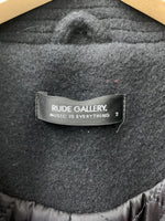 ルードギャラリー RUDE GALLERY ウール ジャケット コート 無地 ブラック 201MT-605