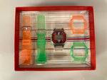 ジーショック G-SHOCK CASIO カシオ  5600シリーズ KASHIWA SATO Collaboration Model クリア オレンジ グリーン デジタル カシワサトウ  DWE-5600KS-JR メンズ腕時計101watch-41