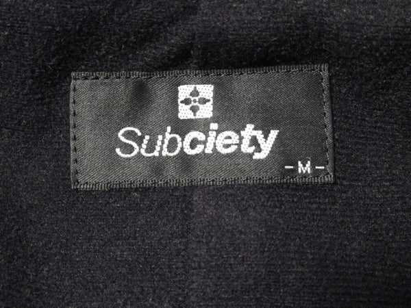 Subciety サブサエティ ミリタリー ジャケット カーキ 刺繍 メンズ サイズM (TP-576)
