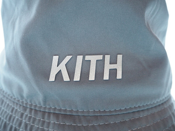 【中古】キス KITH BUCKET HAT バケットハット 帽子 ワンポイント 帽子 メンズ帽子 その他 ロゴ グレー 101hat-21