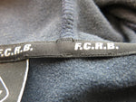 ソフ SOPH. F.C.Real Bristol エフシーレアルブリストル ジップアップ フード 長袖 紺 パーカ ロゴ ネイビー Lサイズ 101MT-36