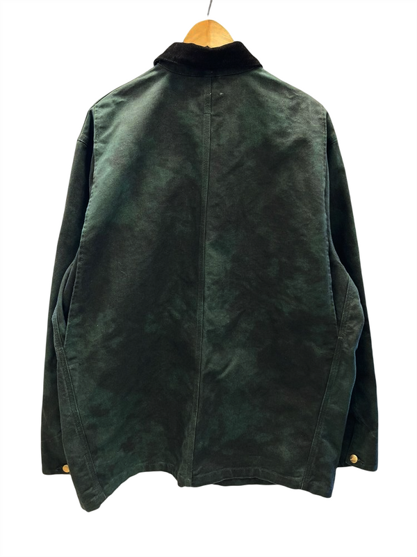 カーハート Carhartt OG CHORE CHROMO COAT Treehouse Chromo オージー チョアクロモ コート シャツジャケット ダークグリーン系  i031390 XL ジャケット ロゴ グリーン LLサイズ 101MT-1654