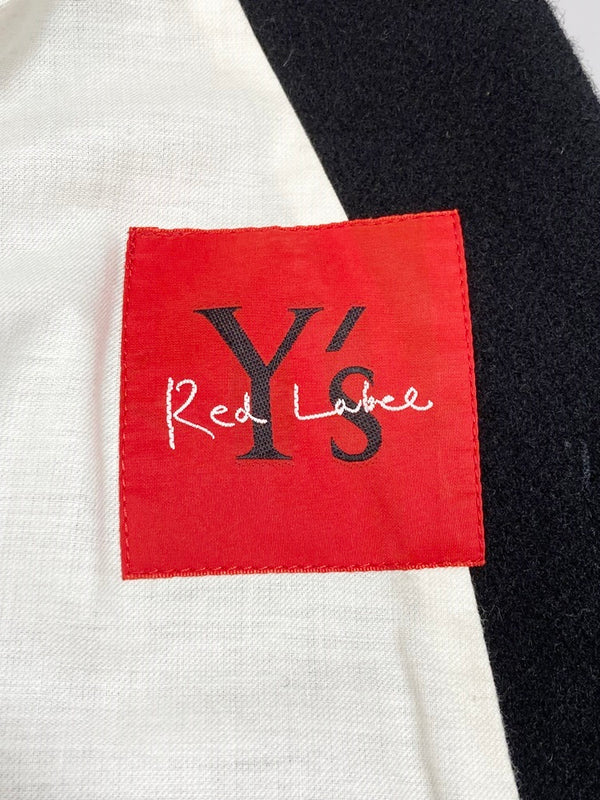 ヨウジ ヤマモト YAMAOHJIYMOTO Y's Red Label ワイズレッドレーベル ウールジャケット ブラック系 黒 Made in JAPAN RE-Y55-134 ジャケット 無地 ブラック 101MT-1356