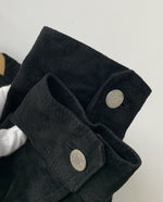 クライミー CRIMIE スウェード レザージャケット SUEDE LEATHER JACKET ゴートレザー やぎ革 C1K1-JK11 ジャケット ワンポイント ブラック Mサイズ 201MT-731