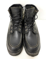 レッドウィング RED WING 8137 アイリッシュセッター IRISH SETTER USA 8 1/2 USA製 メンズ靴 ブーツ ワーク ロゴ ブラック 201-shoes610