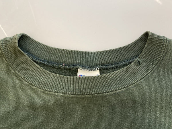 チャンピオン Champion 90S REVERSEWEAVE 90年代 プルオーバー スウェット 緑 グリーン 刺繍 ロゴ made in USA スウェット ロゴ グリーン 3Lサイズ 101MT-473