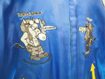 テッド カンパニー TED COMPANY スカジャン アウター 上着 トップス 刺繍 青 サイズ40 ジャケット 刺繍 ブルー 101MT-1008