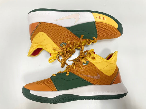 ナイキ NIKE PG3 ACGNBA ALLSTAR GAME 2019  ACG BROWN GOLD-GREEN ナイキ バスケットボール ポールジョージ 3  CI2141-901 メンズ靴 スニーカー オレンジ 26.5cm 101-shoes1339