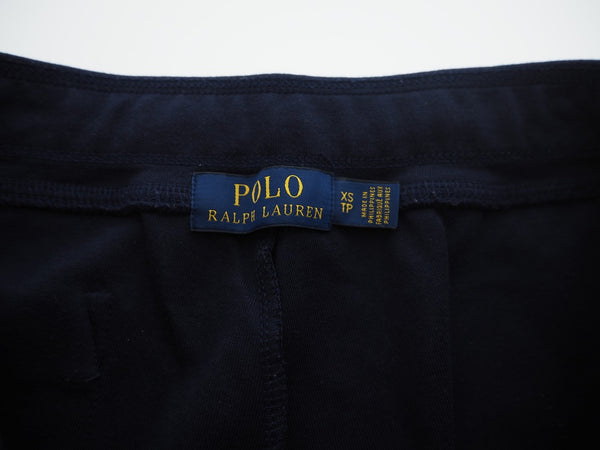 ラルフローレン RalphLauren Polo ベア ダブルニット ショートパンツ ポロベア ボトムス サイズXS プリント ハーフパンツ キャラクター ネイビー SSサイズ 101MB-91