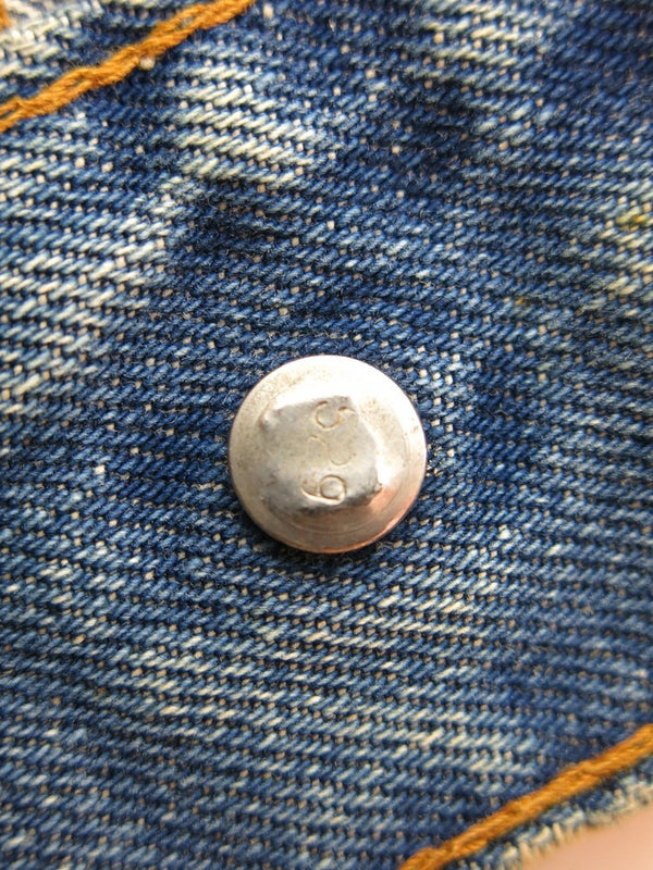 リーバイス Levi's BIG E ビッグイー デニムジャケット ボタン裏刻印526 トラッカージャケット デニム 70年代 70s  ジャケット 無地 ブルー 101MT-128