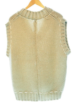 クロ KURO 1.5G BIG VEST BEIGE SIZE1 ビッグベスト ニットベスト 日本製 962901 サイズ1 ベスト 無地 ベージュ 101MT-1035