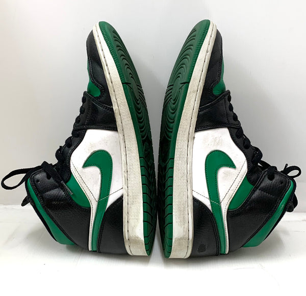 ナイキ NIKE エアジョーダン1  ミッド AIR JORDAN 1 MID 554724-067 メンズ靴 スニーカー ロゴ グリーン 27.5cm 201-shoes518