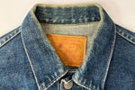 リーバイス Levi's LEVI'S 93年製 赤耳 ビッグE デニム ジャケット DENIM JACKET J02 JT071 11 93 ブルー系 青 ネイビー系 日本製 Made in JAPAN 71507 XX サイズ36 ジャケット 無地 ブルー 101MT-1199