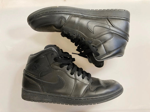 ジョーダン JORDAN NIKE AIR JORDAN 1 MID BLACK/DARK GREY ナイキ エアジョーダン 1 ミッド ブラック/ダークグレー ブラック系 黒 シューズ 554724-021 メンズ靴 スニーカー ブラック 28cm 101-shoes840