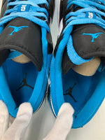 ナイキ NIKE エア ジョーダン 1 ロー シーズナルエディション AIR JORDAN 1 LOW SE BLACK/BLACK-LASER BLUE-WHITE CK3022-004 メンズ靴 スニーカー ロゴ ブルー 201-shoes176