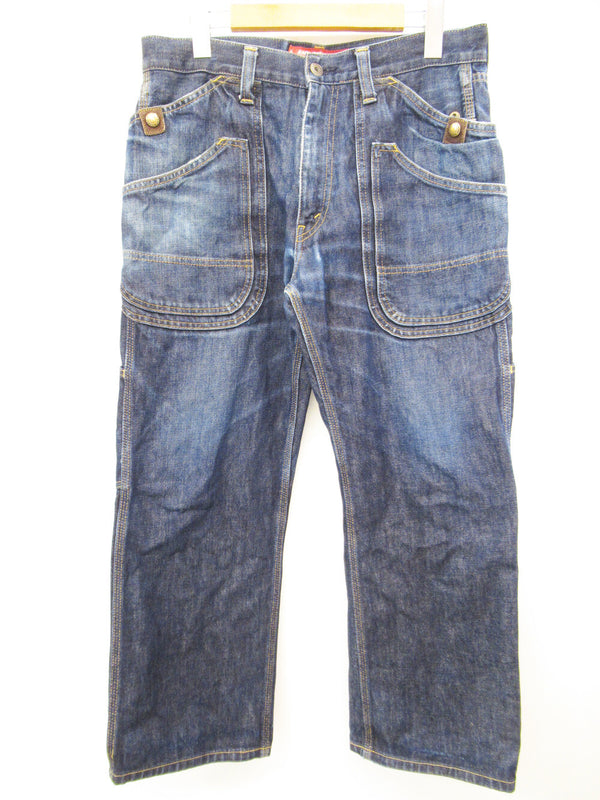 eYe COMME des GARCONS JUNYA WATANABE MAN x Levi's アイ コムデギャルソン ジュンヤワタナベマン リーバイス  ダブルウエスト デニム パンツ コラボ DM ジーンズ ボトムス サイズXS メンズ WJ-P902 (BT-221)