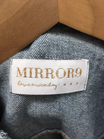 MIRROR9　ミラーナイン　ダメージロングデニムジャケット　サイズフリー