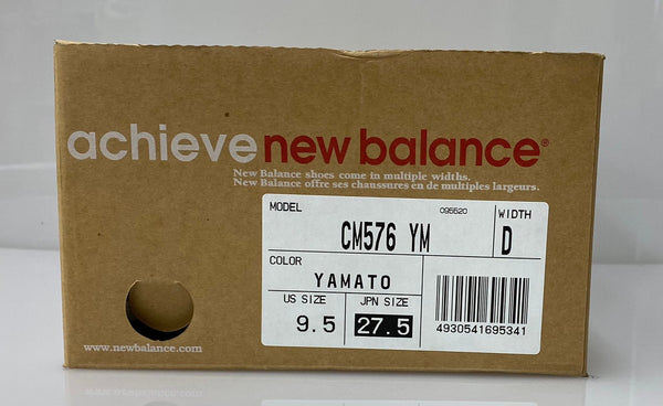 ニューバランス new balance YAMATO/桜リミテッド 観賞用 CM576YM メンズ靴 スニーカー ロゴ ホワイト 27.5cm 201-shoes692