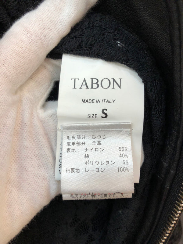 TABON GIRL タボンガール レザー ジャケット 羊皮 Sサイズ