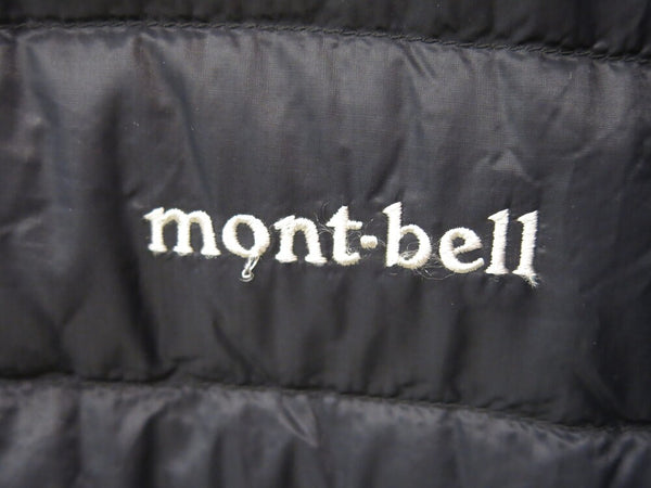 モンベル mont bell ダウンジャケット スペリオダウン ラウンドネックジャケット ロゴ 刺しゅう ジャケット アウター 袋付き 黒 1101503 ジャケット ワンポイント ブラック Lサイズ 101MT-253