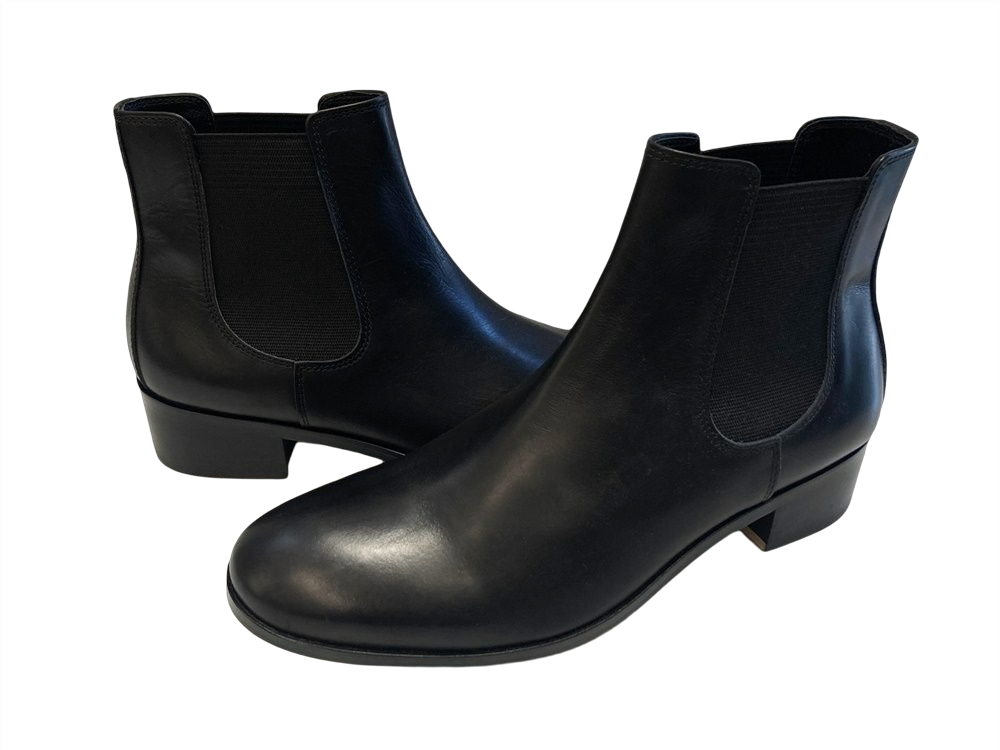 パドローネ PADRONE BL SIDEGORE BOOTS サイドゴア ブーツ BLACK 