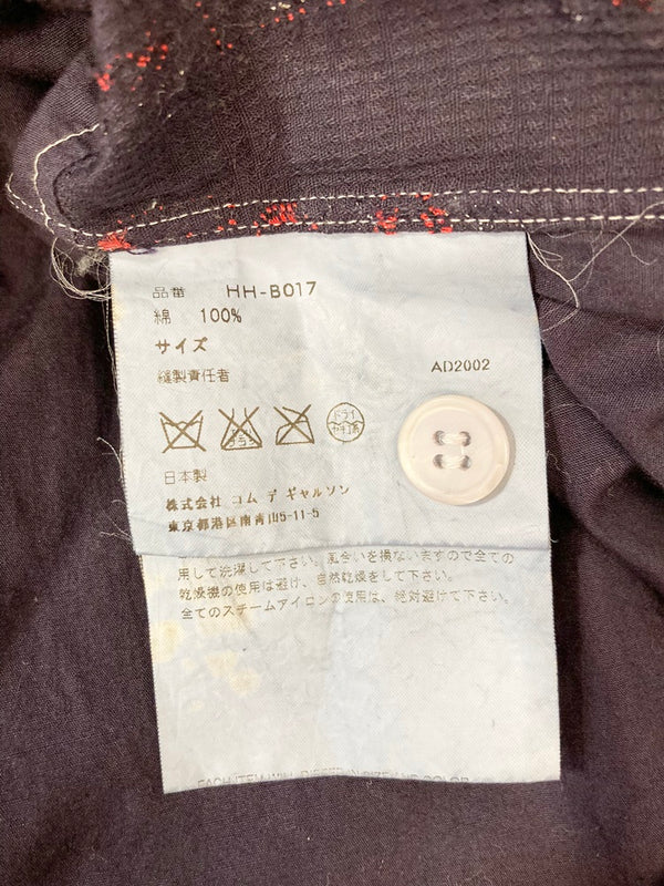 コムデギャルソン COMME des GARCONS COMME des GARCONS HOMME ネイビー系 紺 長袖シャツ Made in JAPAN 日本製 HH-B017 表記なし 長袖シャツ 刺繍 ネイビー 101MT-1270