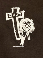 バンドTシャツ BAND Tee OZZY OSBOURNE 1995 オジーオズボーン SIGNAL 半袖 バンT ブラック系 黒 Made in USA Tシャツ プリント ブラック Lサイズ 101MT-1473