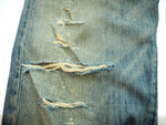 リーバイス Levi's LEVI'S 501XX ジーンズ ダメージデニム ボトムス ボタンフライ 赤耳 555 BIGE アメリカ製 サイズW35×L36 デニム 無地 ブルー 101MB-90